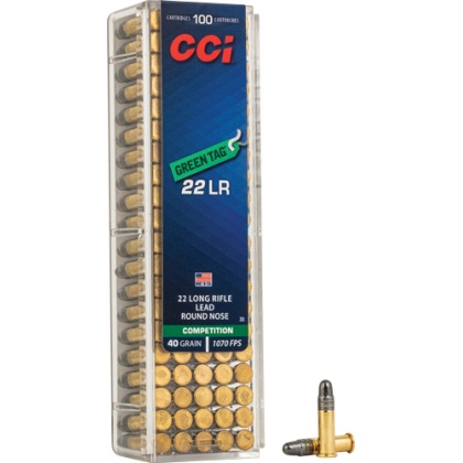 CCI GREEN TAG 22LR 40GR