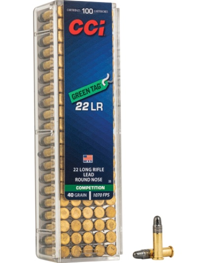 CCI GREEN TAG 22LR 40GR