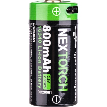 NEXTORCH 16340 USB TYPE C