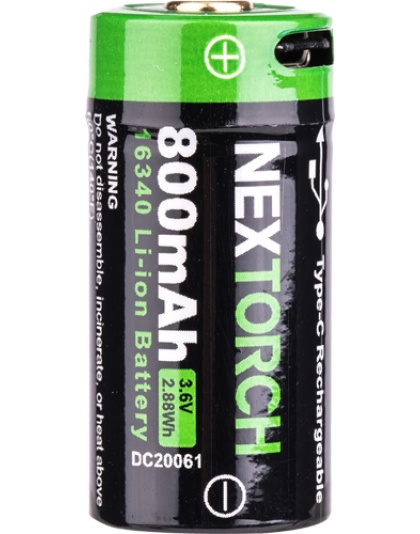 NEXTORCH 16340 USB TYPE C