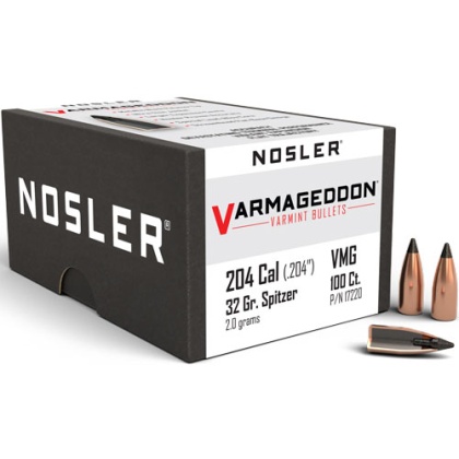 NOSLER BULLETS 20 CAL .204